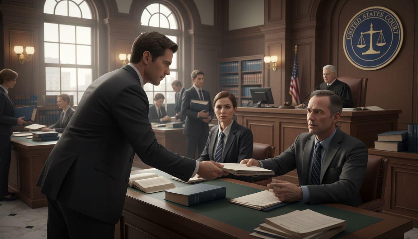 courtroom process serving