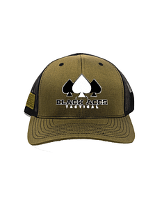 Black Aces Tactical NineLine Apparel Snapback Hat (ODG)
