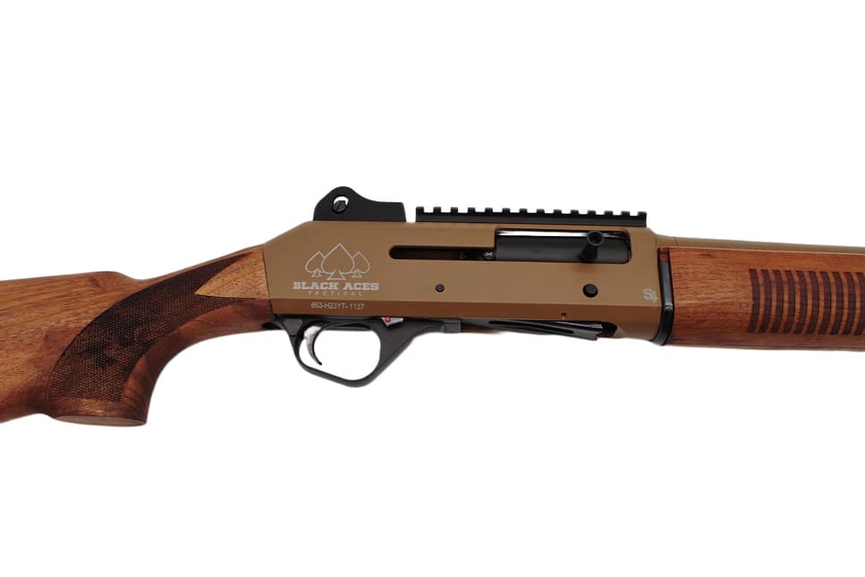 S4 Standard, FDE on Walnut, Semiauto - Black Aces Tactical