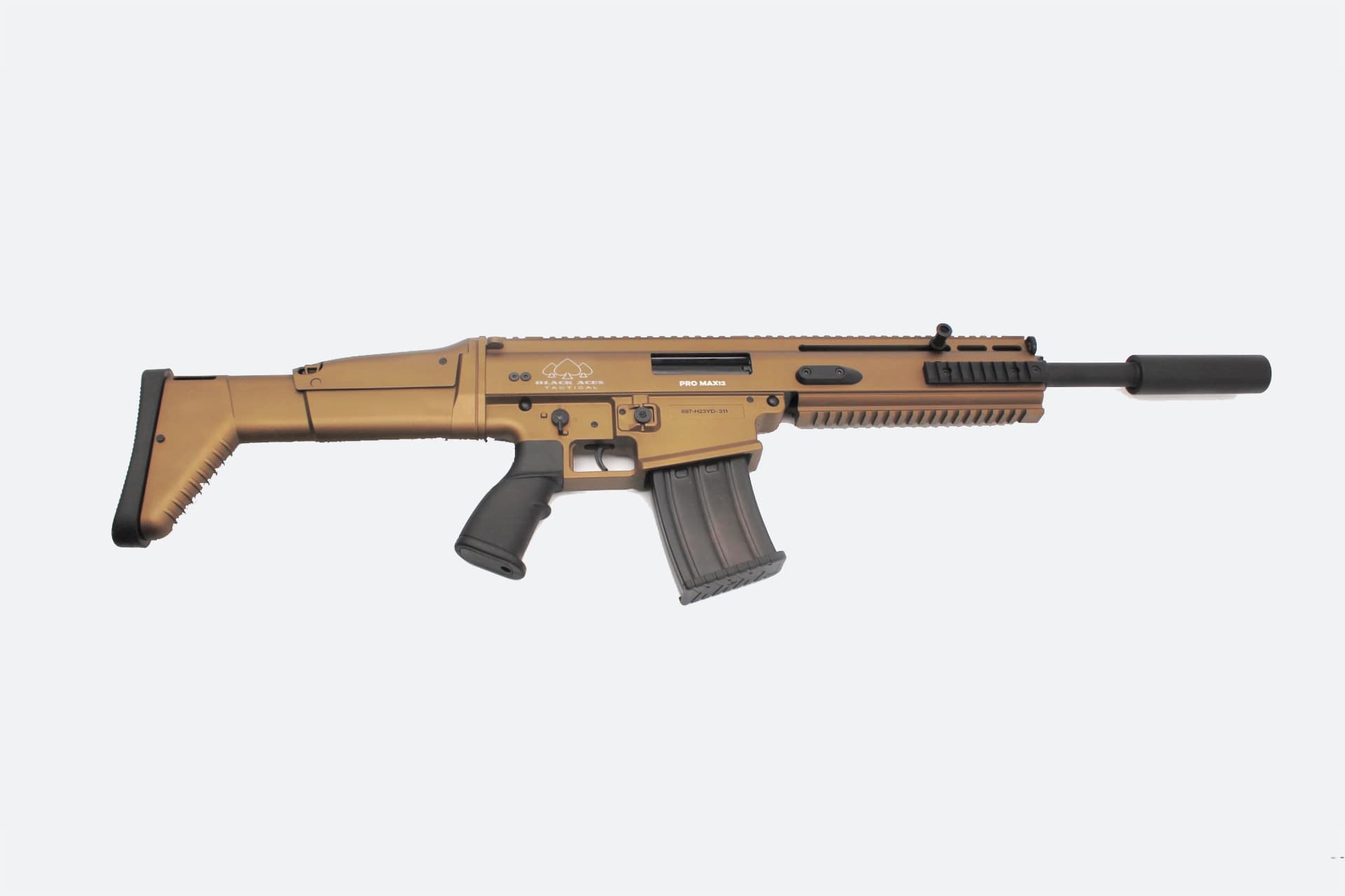 SR12 Semiautomatic, Bronze - Black Aces Tactical