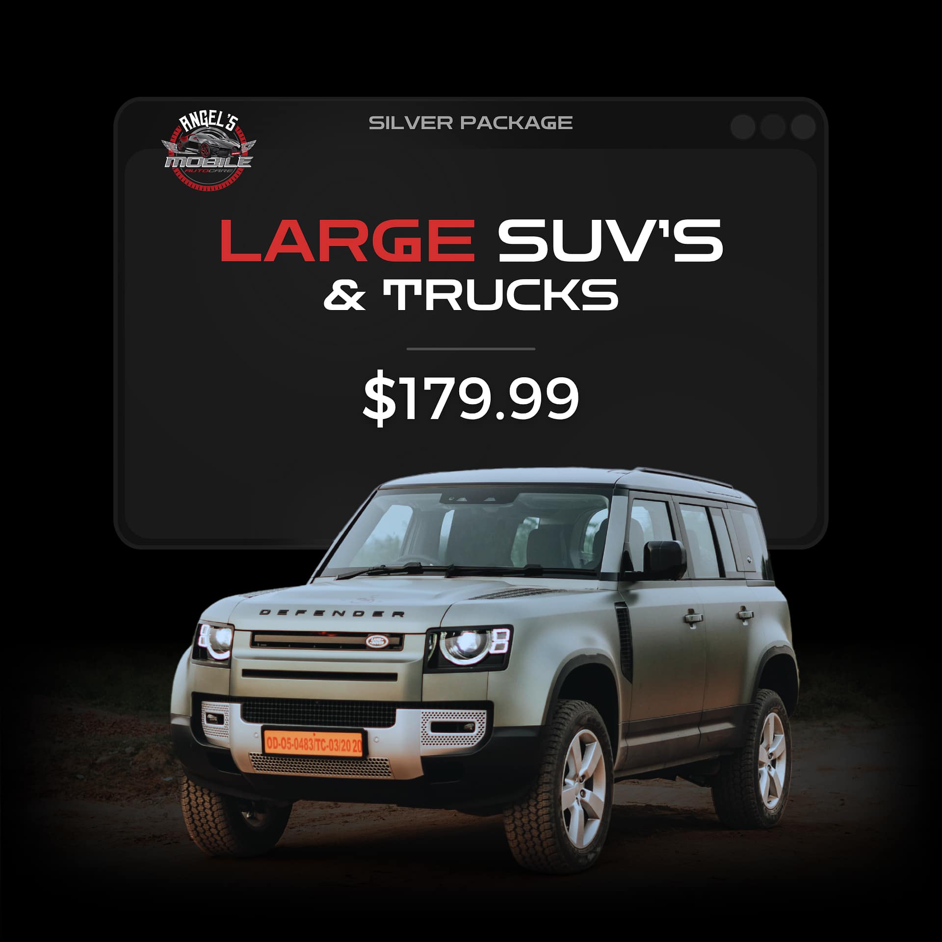 Silver LARGE SUV/TRUCKS
