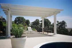 Lattice Free Standing Patio Cover
