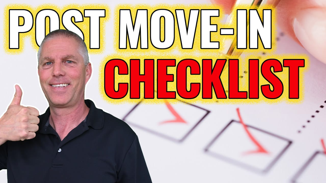 Post move-in checklist