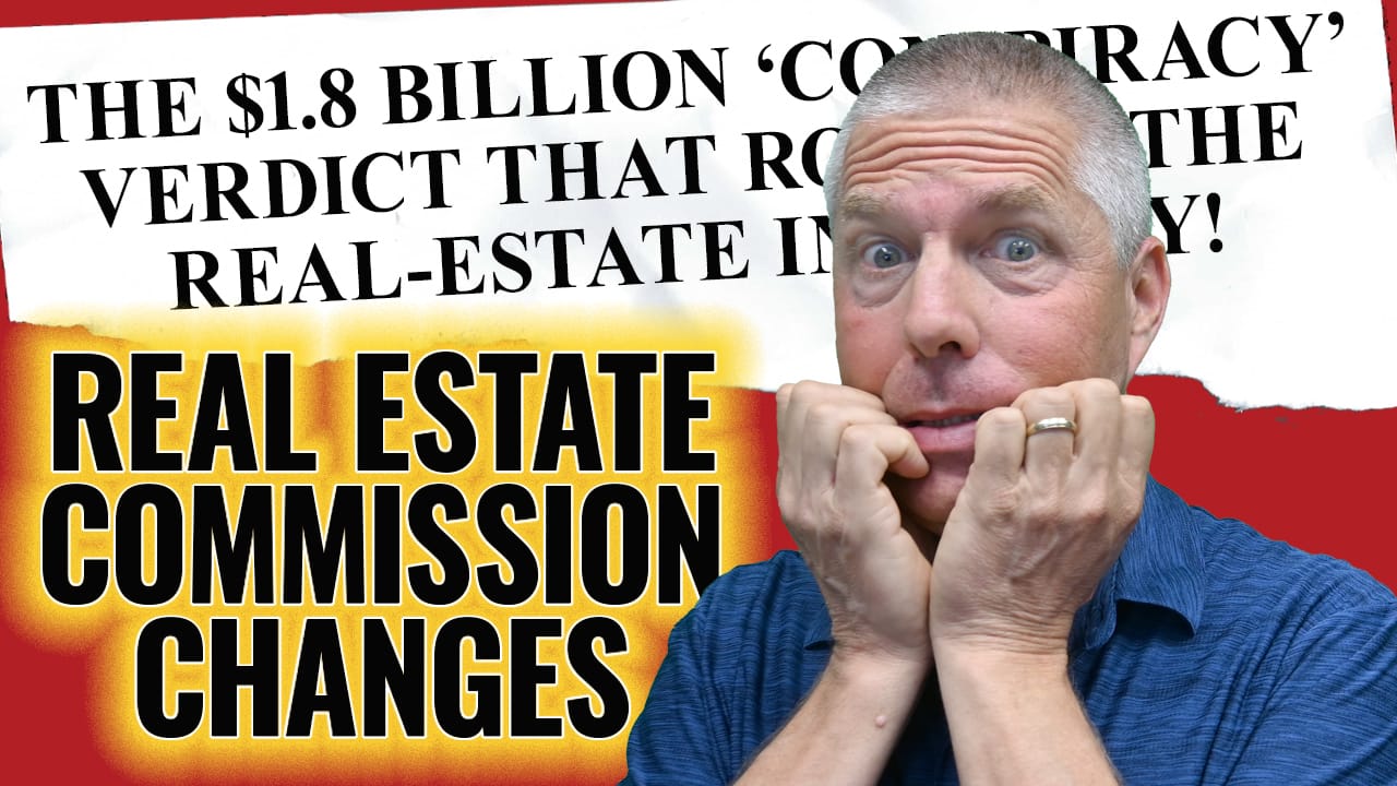 Headline about the billion dollar lawsuit about real estate commissions