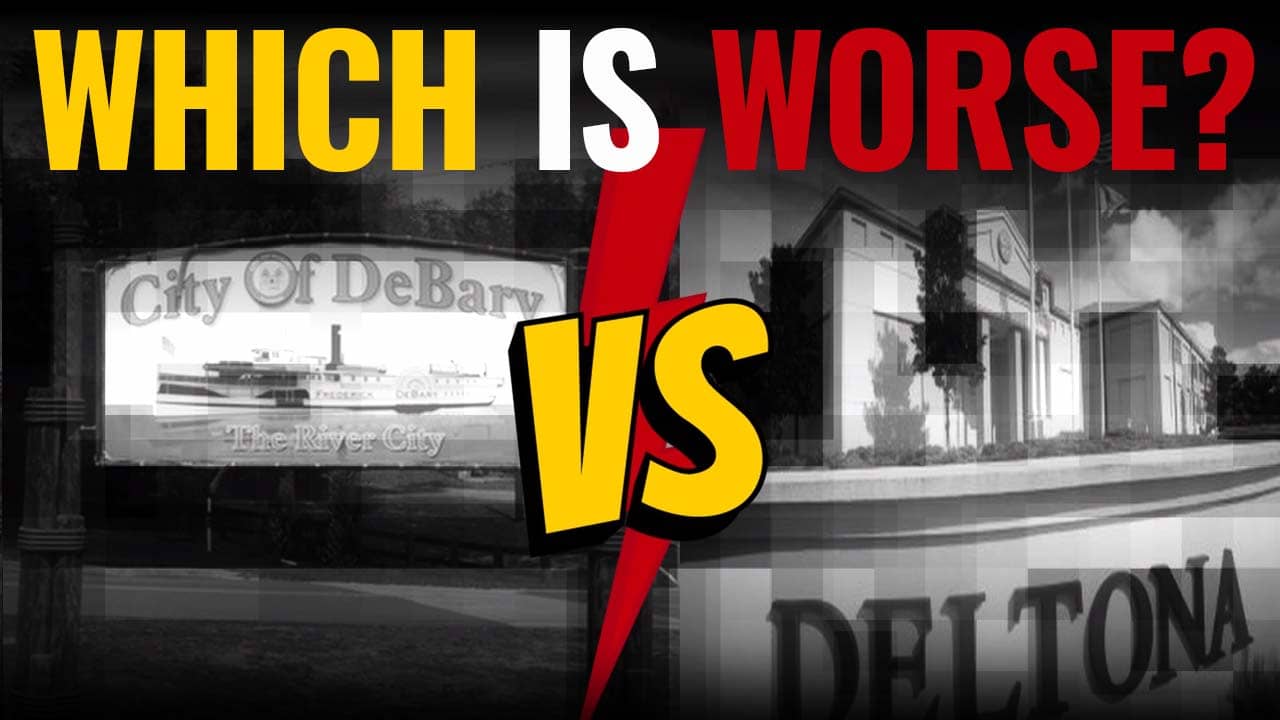 Deltona versus Debary