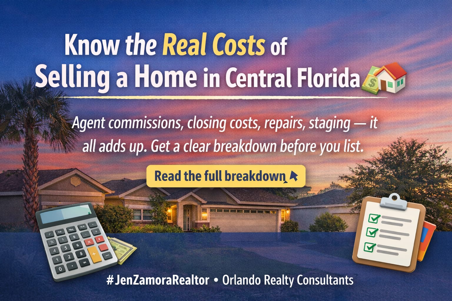 The Real Costs of Selling a Home in Central Florida