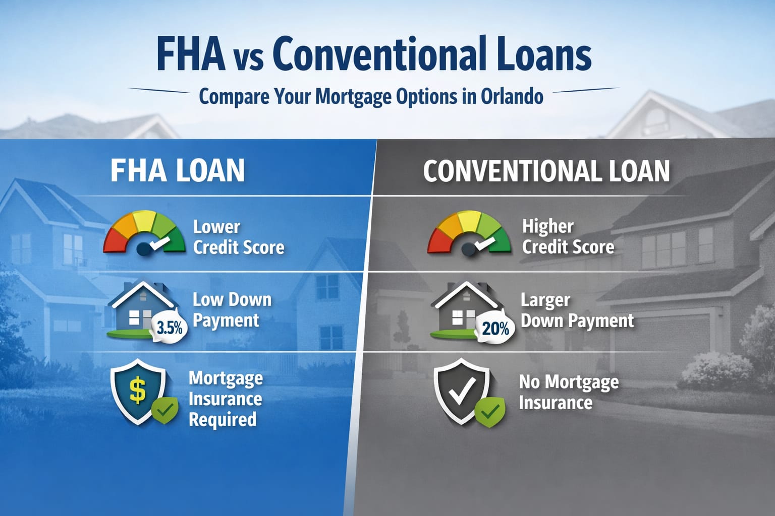 FHA vs Conventional Loans