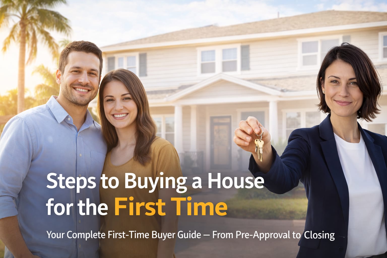 steps for buying a home first time