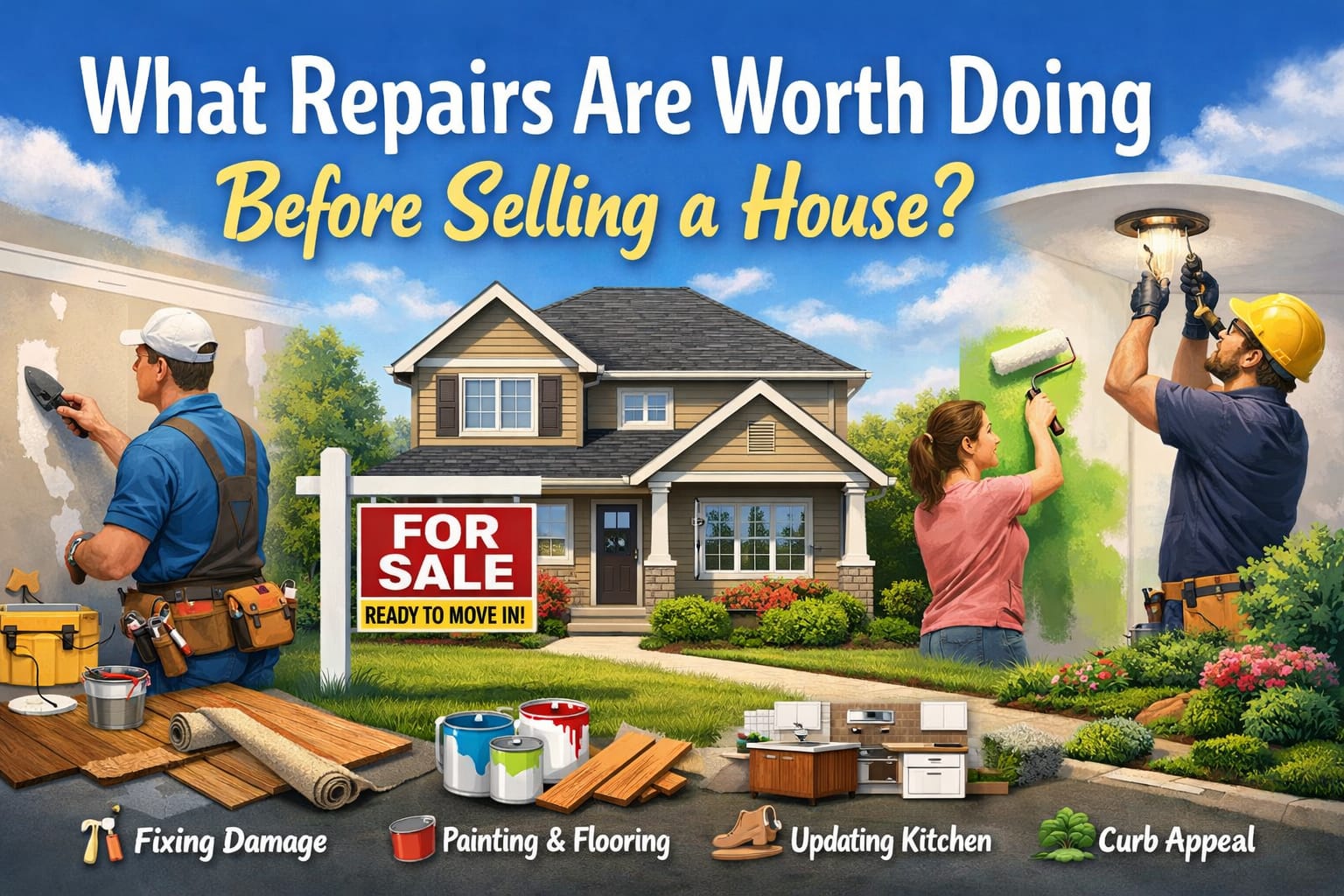 What Repairs Are Worth Doing Before Selling a House?