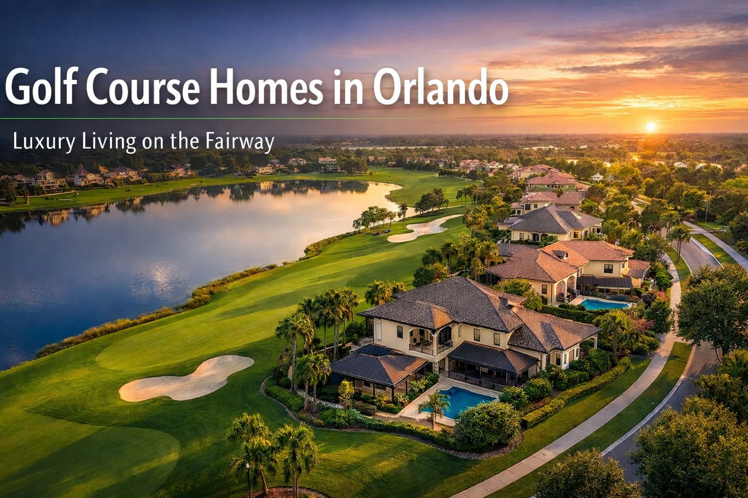Golf course homes Orlando