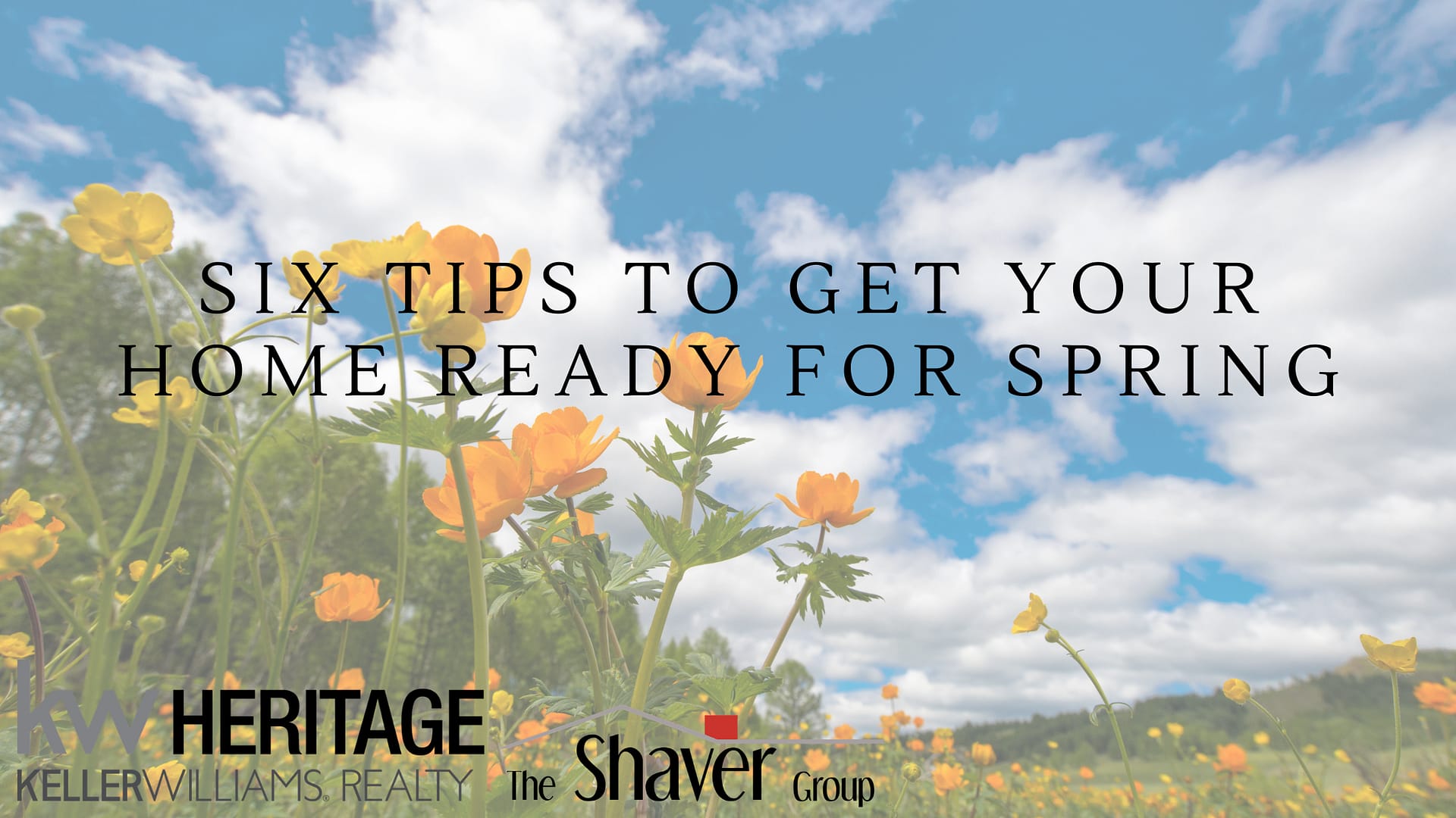 SIX TIPS TO GET YOUR HOME READY FOR SPRING