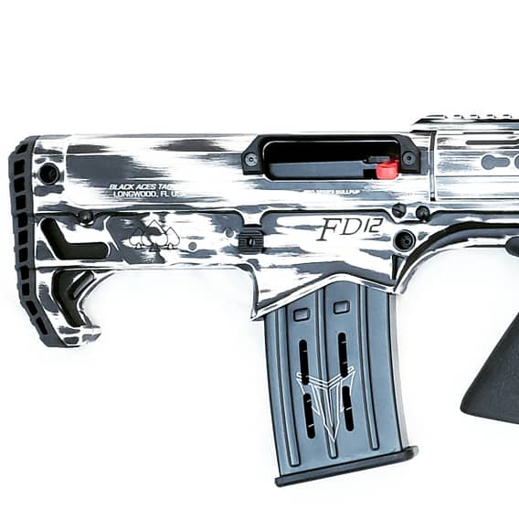 Pro Series Bullpup (Pump, Rear) in Distressed White