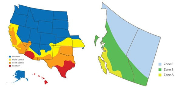 Milgard Climate Maps