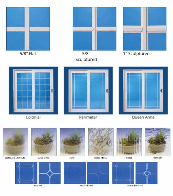 Anlin Glass Grid Styles and Patterns