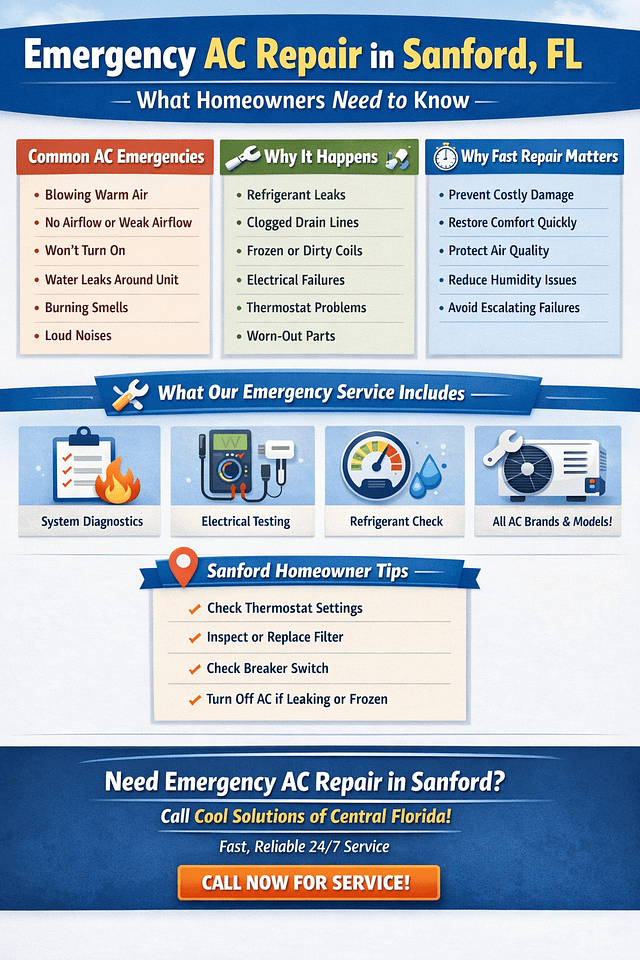 emergency ac repair in sanford, florida